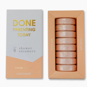 done parenting today shower steamers orange vanilla